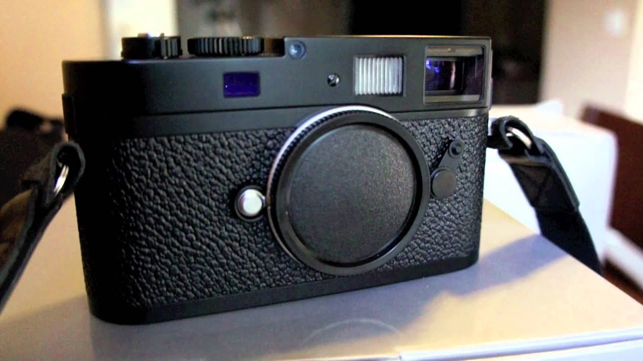 The Leica M9 P in Black Paint Finish