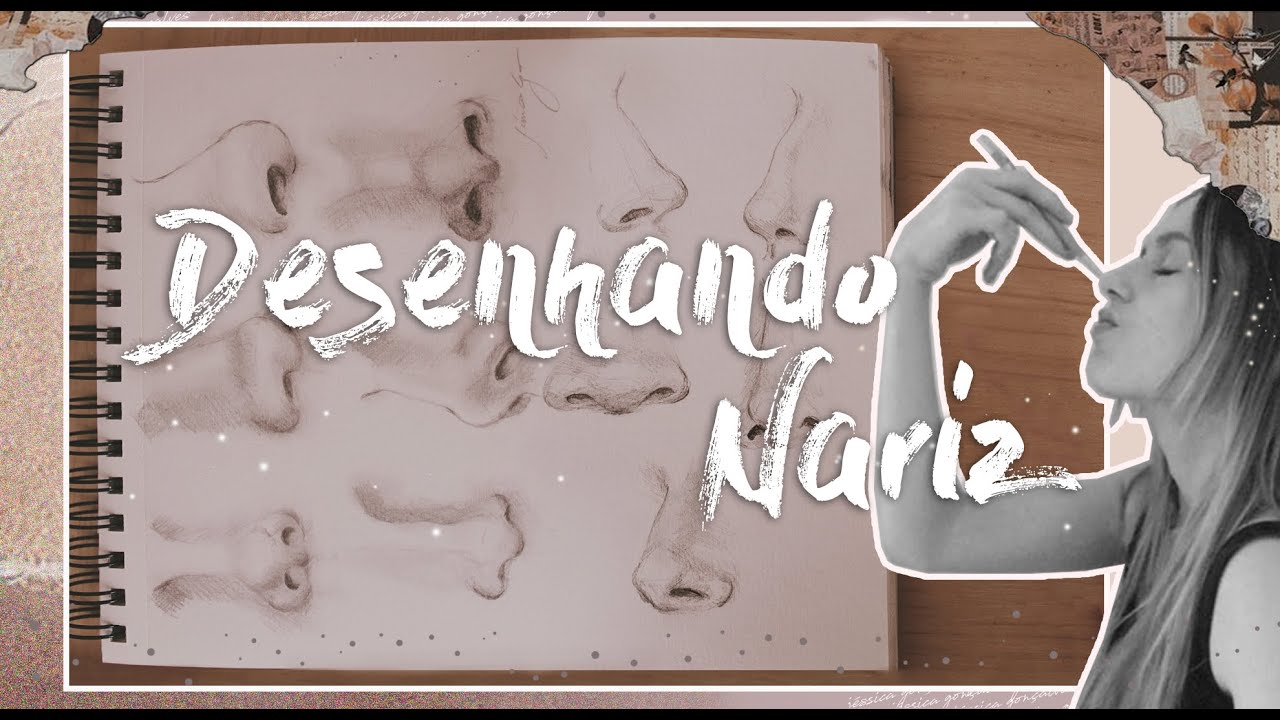 COMO DESENHAR NARIZ - Desenho para Iniciantes , passo a passo - Nariz em diferentes Ângulos ✍