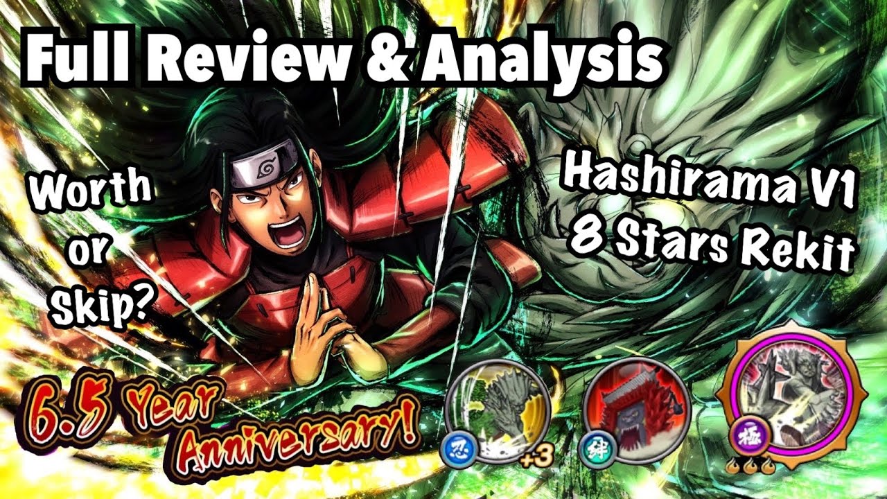 NxB NV : Hashirama V1 8 Stars Rekit Full Reviews & Analysis | Worth or Skip?