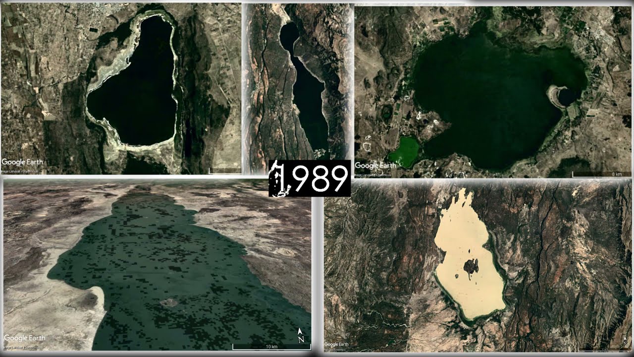 Kenya's rising lakes as captured from space
