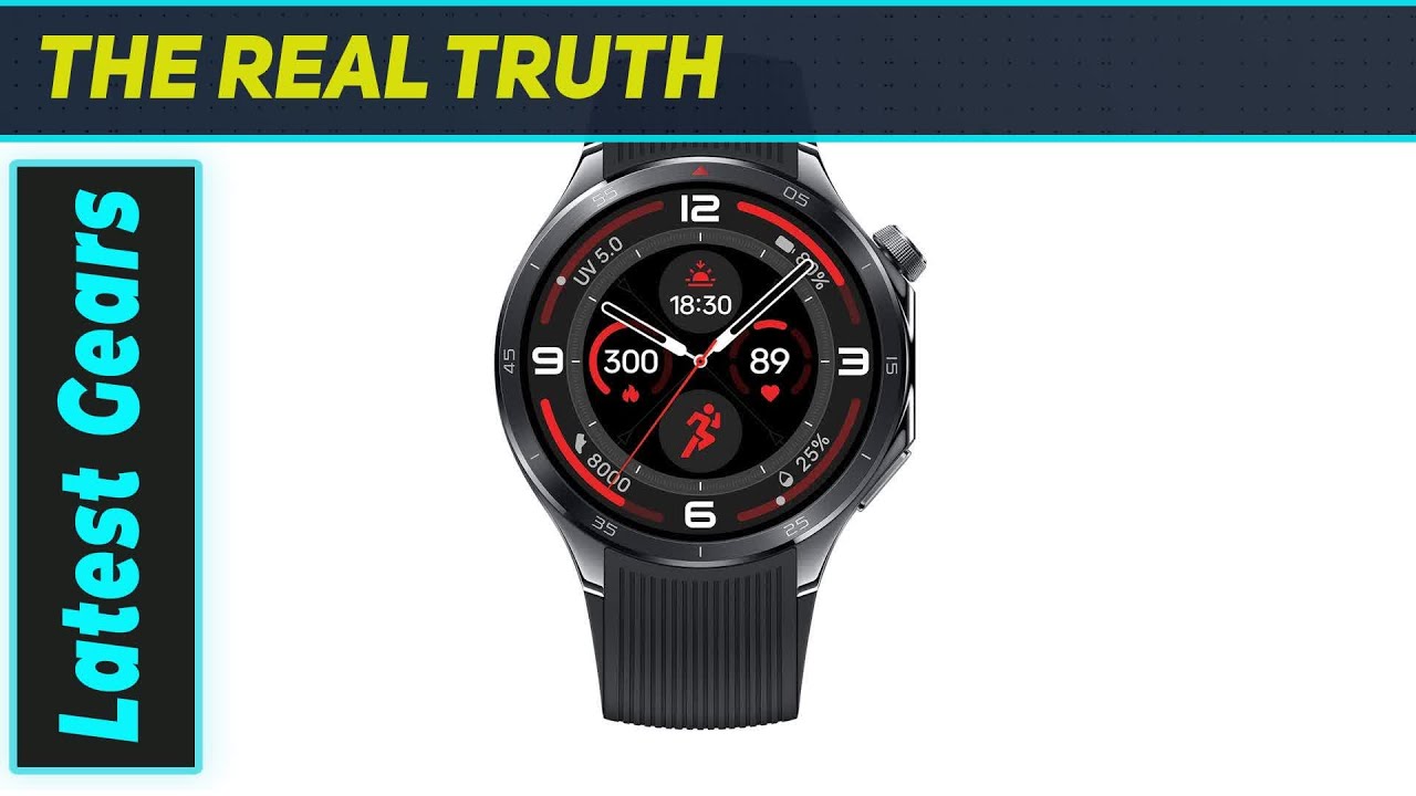 «OnePlus Watch 3 Obsidian Titanium — лучшие премиальные смарт-часы с Wear OS и длительным времене...
