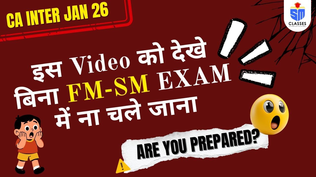 CA Inter Jan 26 Fmsm ICAI marks kaat lega...........