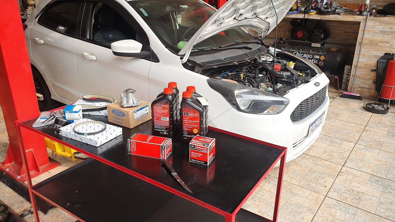 Ford Ka 1.0 2015 3 Cilindros - Troca do Kit Correia Dentada - Pq é Tão Caro essa M.O?
