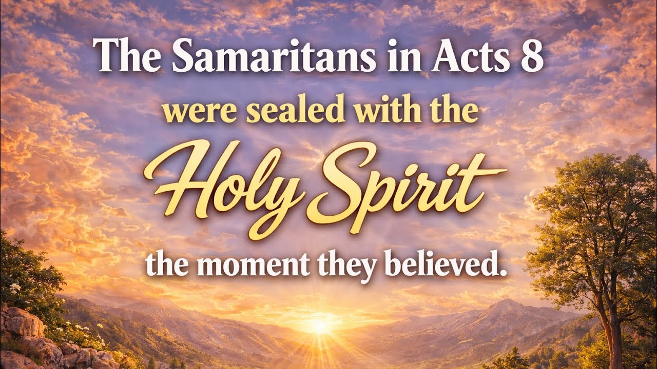 The Samaritans in Acts 8 were sealed with the Holy Spirit the moment they believed