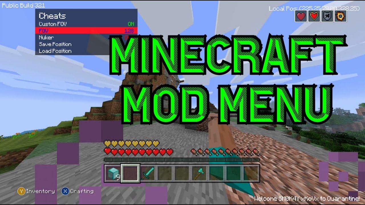 Меню модов Minecraft (карантин) &mdash; демонстрация! + Скачать (XBOX 360)