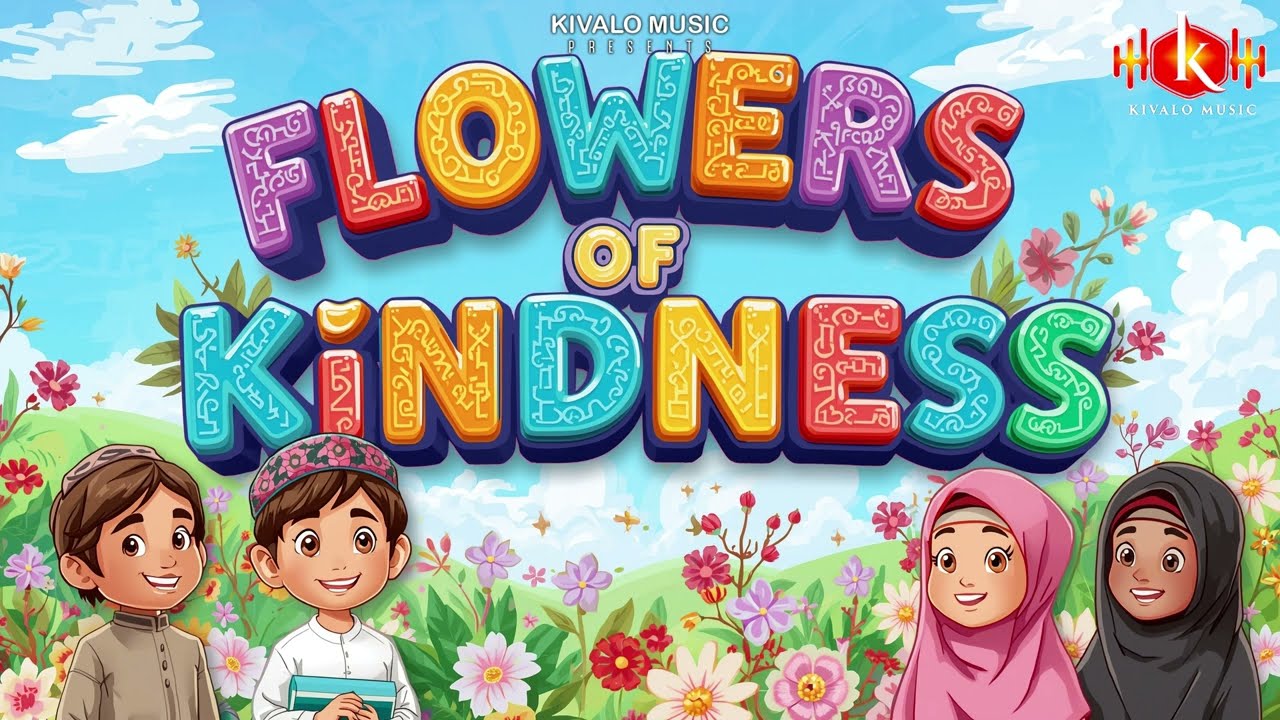 Flowers of Kindness Nasheed | Islamic Kindness Song for Kids | Good Manners Rhymes