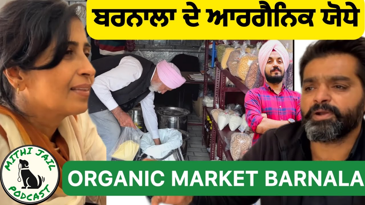 ਬਰਨਾਲਾ ਆਰਗੈਨਿਕ ਇਨਕਲਾਬ | ਕਿਸਾਨਾਂ ਦੀ Co-operative ਮਾਰਕੀਟ Organic Farmers Ravdeep,NirmalBhotna,Amrit