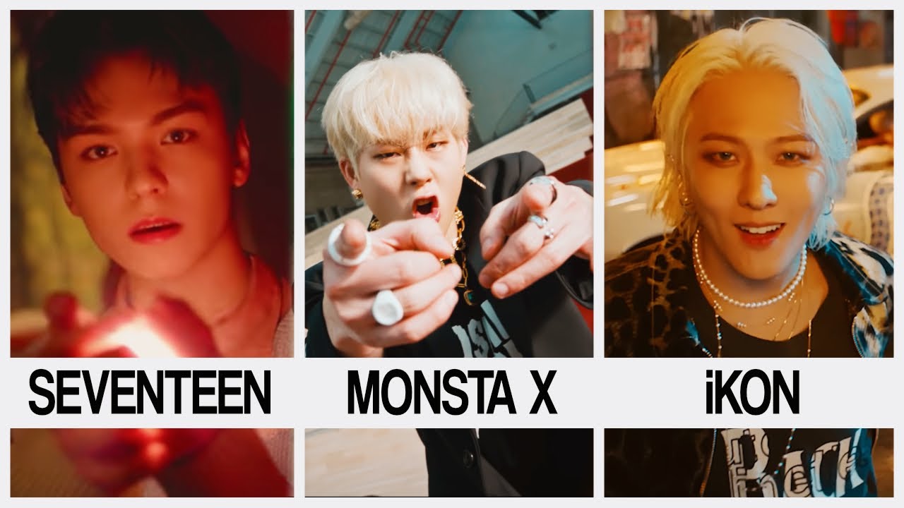 SEVENTEEN - Darl+ing, MONSTA X - Love, iKON - But You // реакция