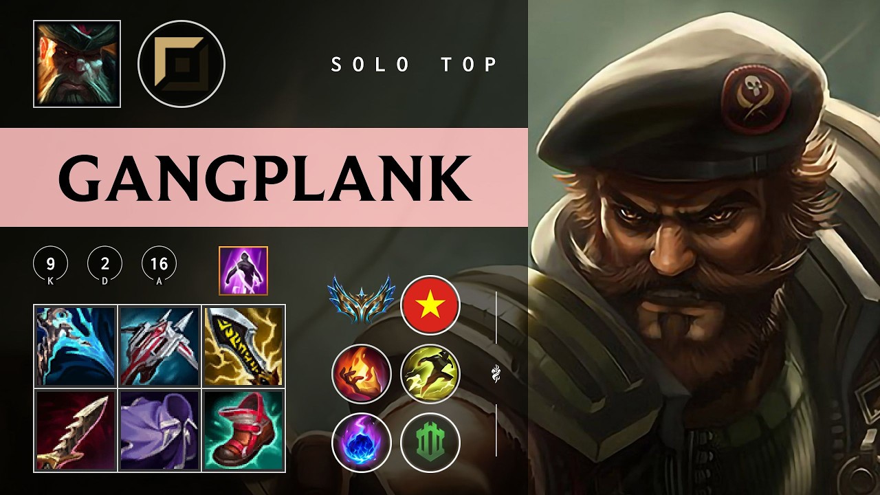 Gangplank Top vs Darius - VN Challenger Patch 26.04