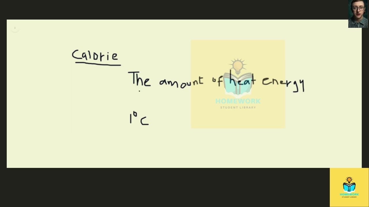 [Physics] How is the unit of heat known as a &lsquo;calorie&rsquo; defined?