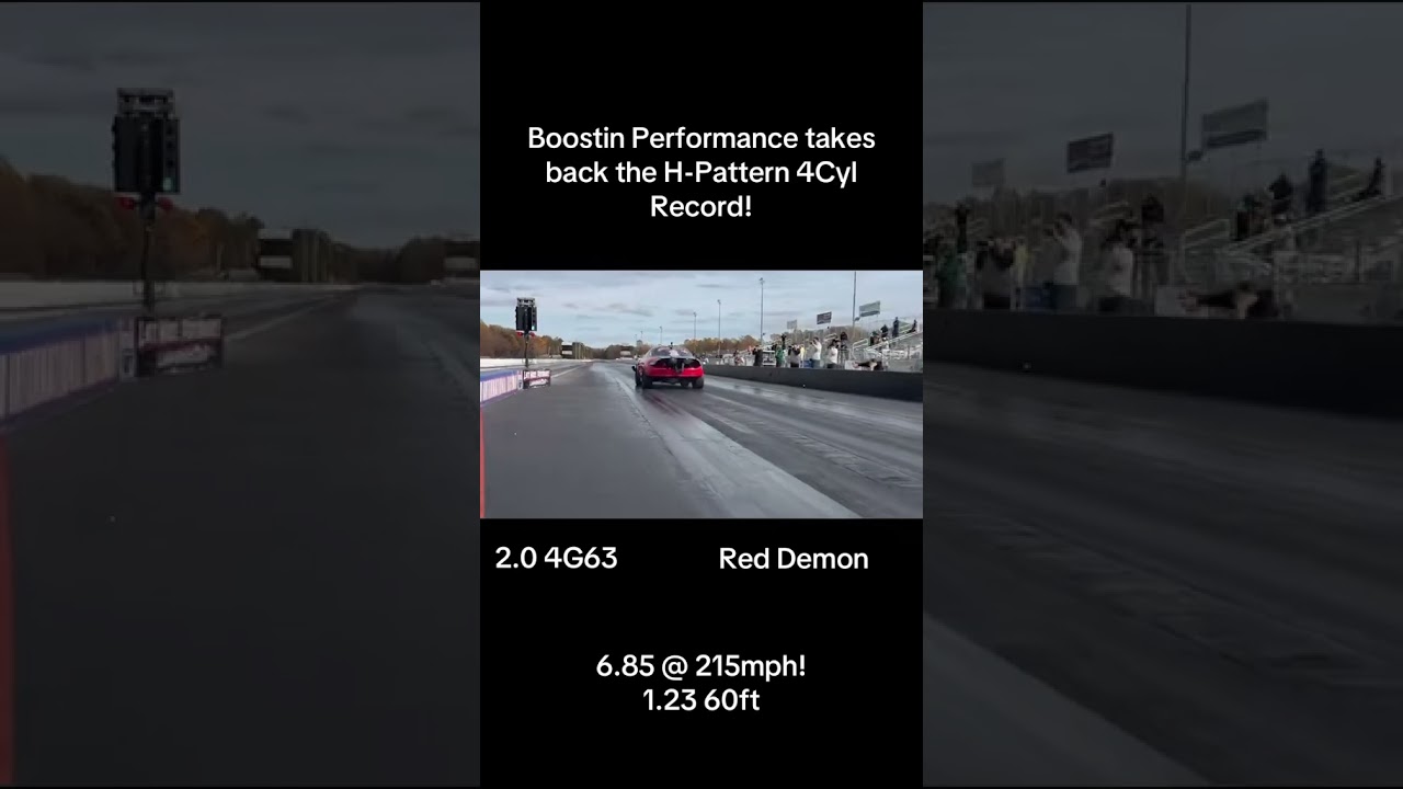 Boostin Performance Red Demon 6.85 1/4mile!