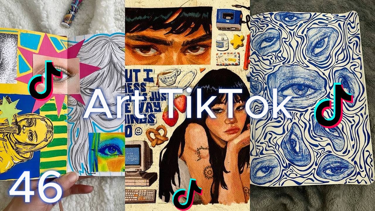 ART SKETCHBOOK 📖 TIKTOK compilation [NO OUTROS] | Read desc #46