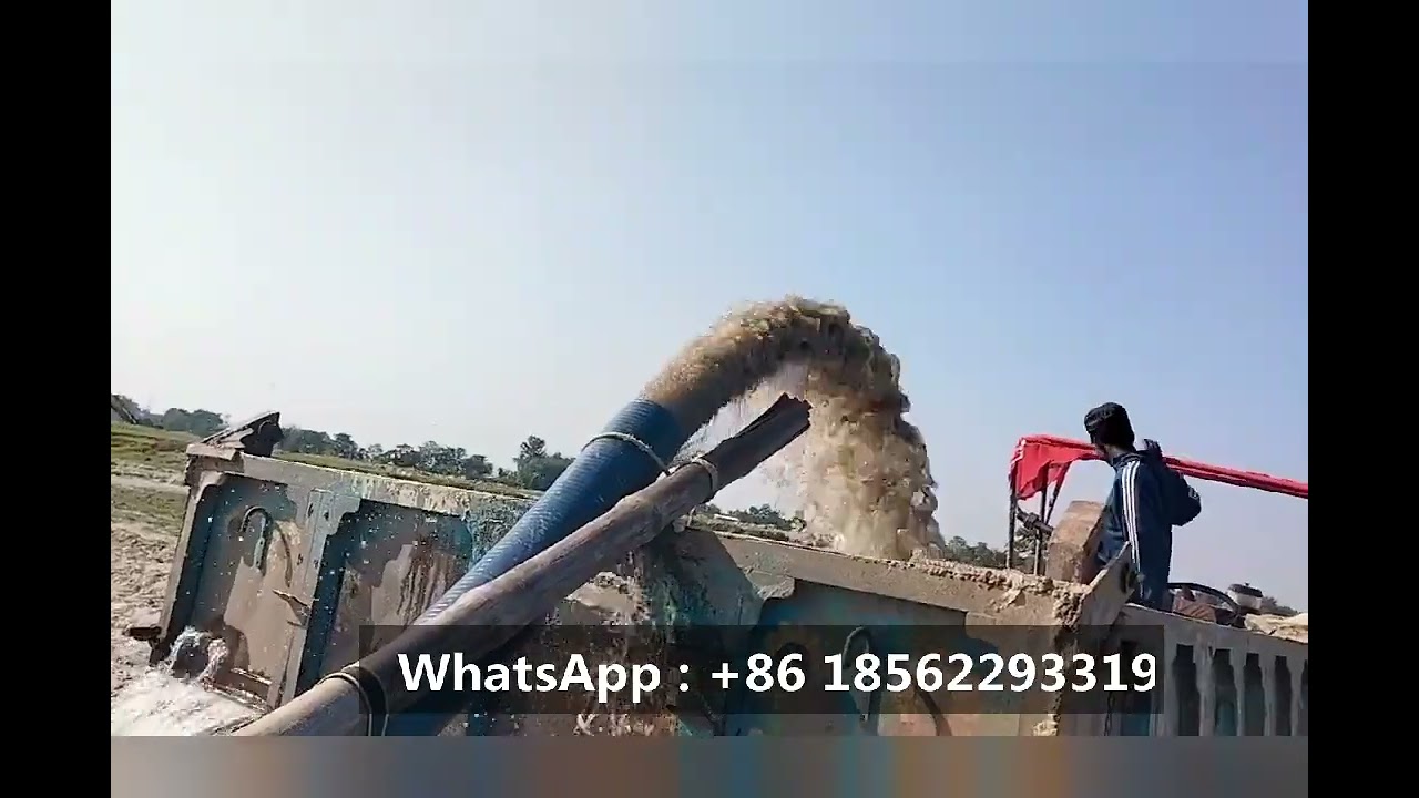 Simple 4 inch Sand Suction  Pump Driven by CHANGCHAI 32 Hp Diesel Engine Africa