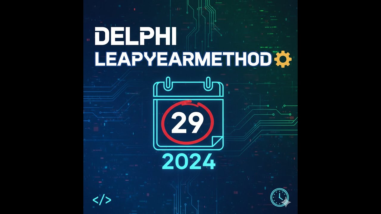 Delphi - метод isleapyear
