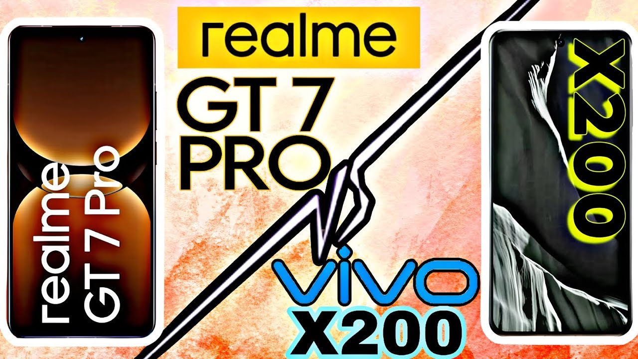 Realme GT 7 PRO vs Vivo x200 Which Phone is BEST?