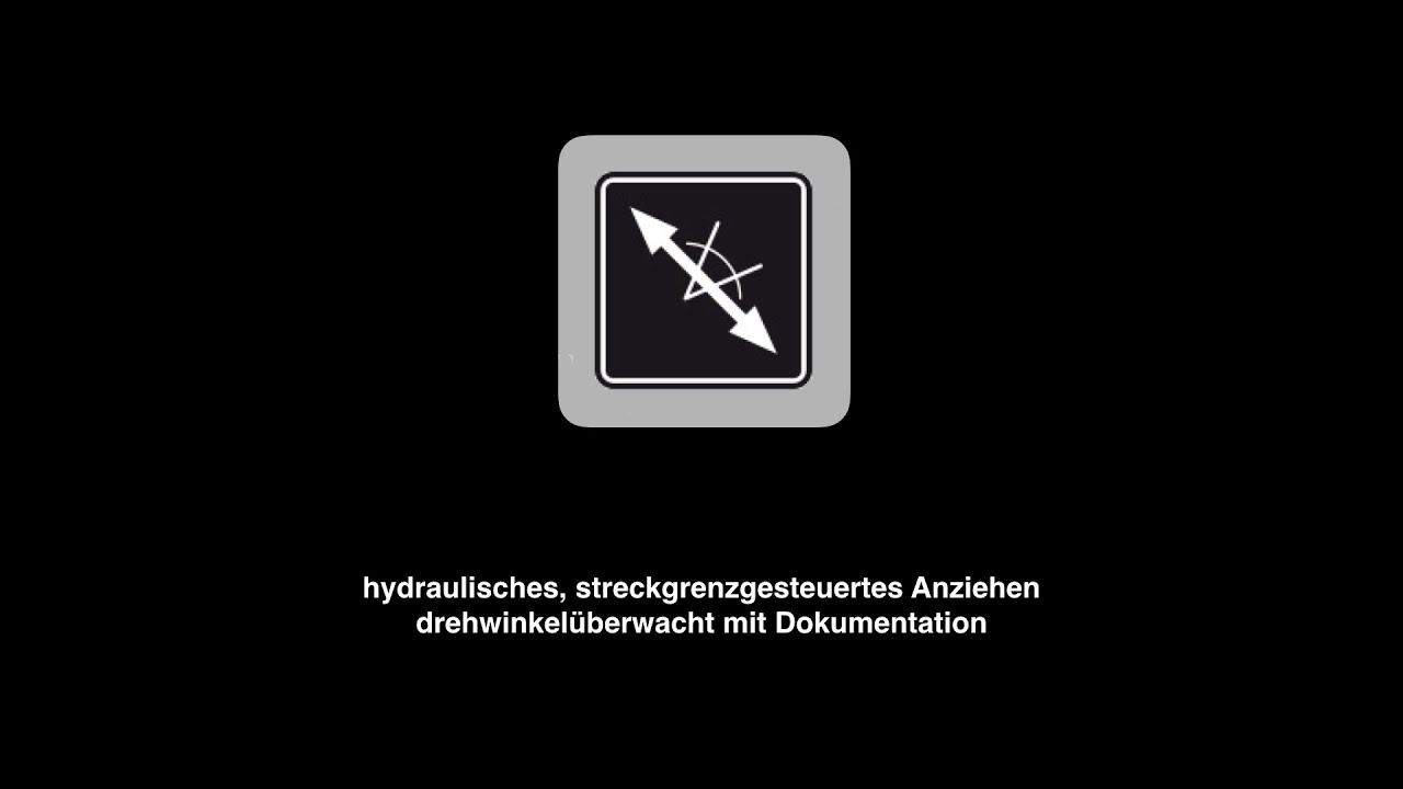 Streckgrenzengesteuertes, drehwinkelüberwachtes Anziehen