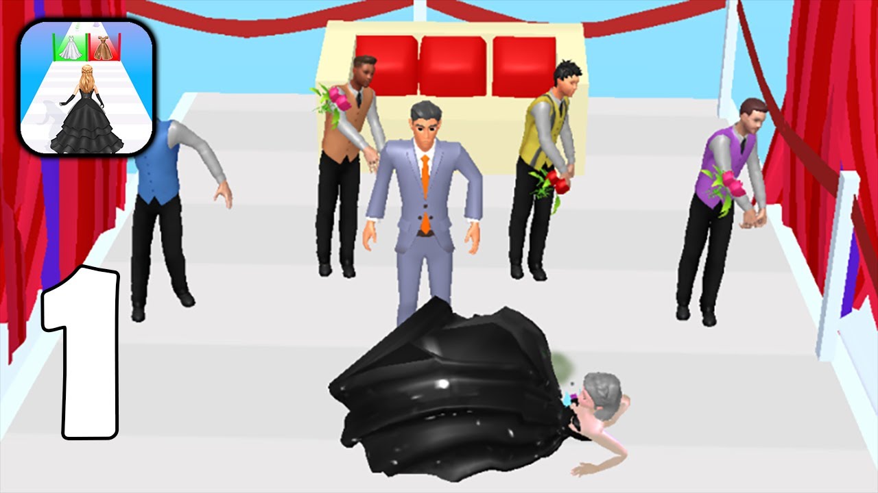 Bride Race: Makeup, Dress up - Clothing Matching - Part 1 - Gameplay Walkthrough(Android, iOS Game)