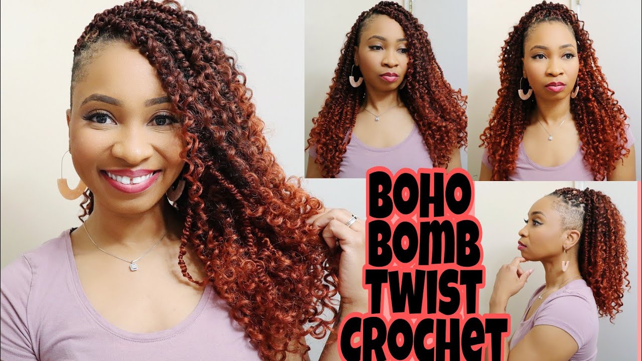 Outre Xpression Lightweight Wavy Bomb Twist Crochet Hair| Passion Twist Style On Tapered Cut Hair