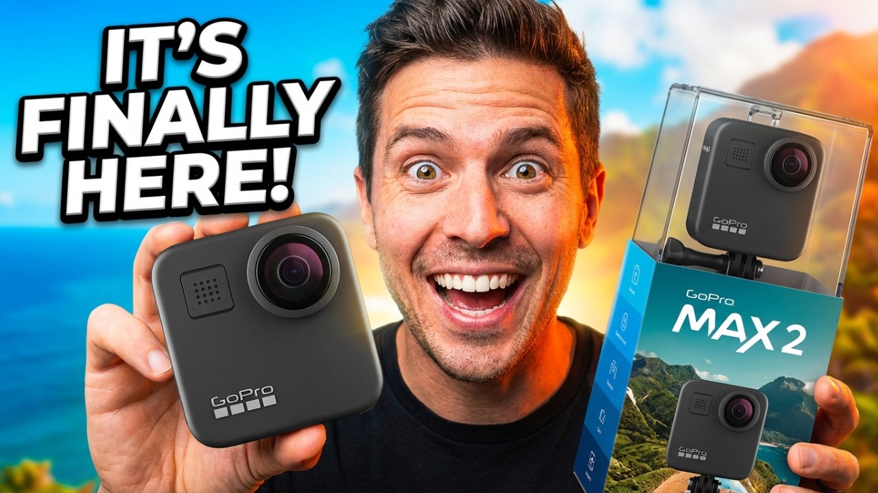 NEW GoPro Max 2 360 Camera — First Look & Unboxing!