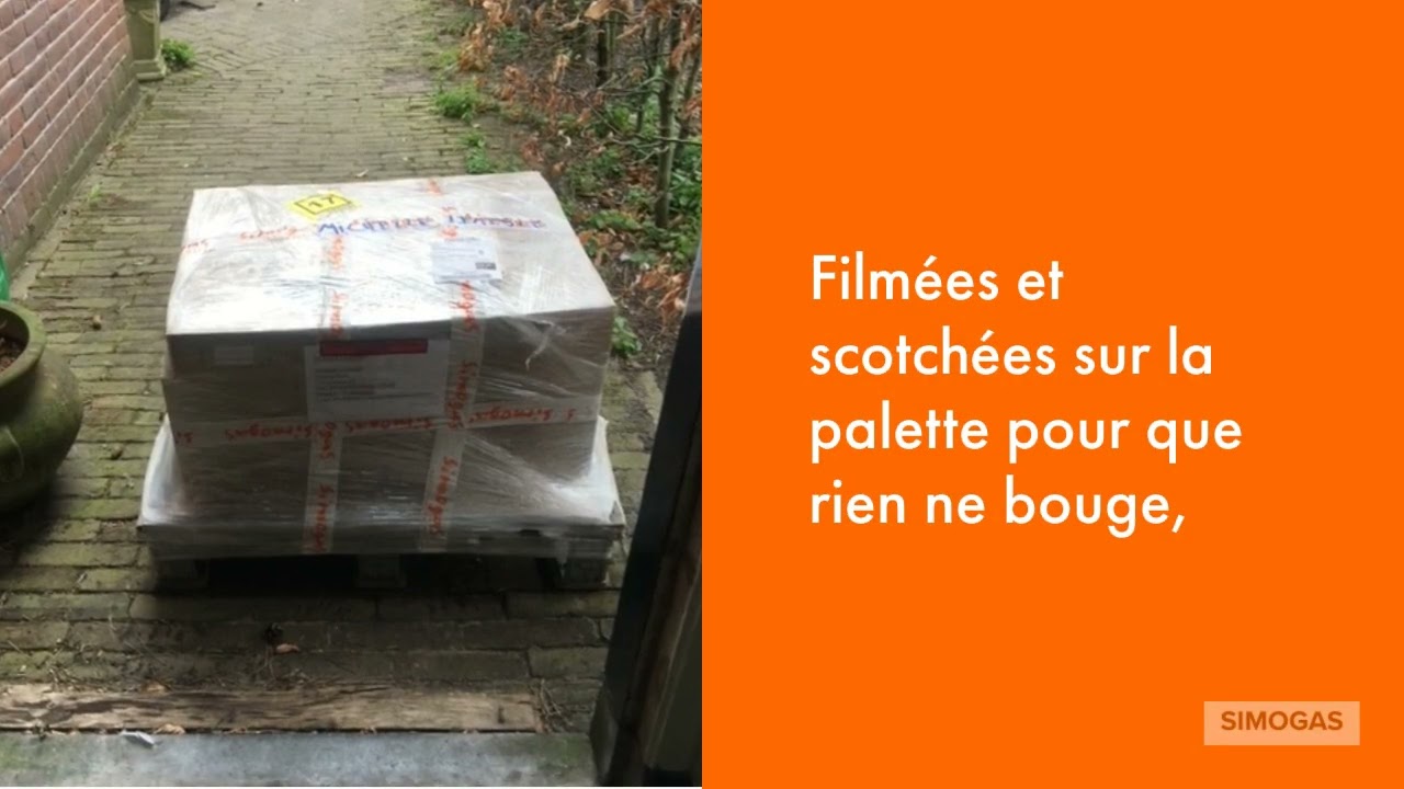 Une livraison de vos planchas sous haute protection