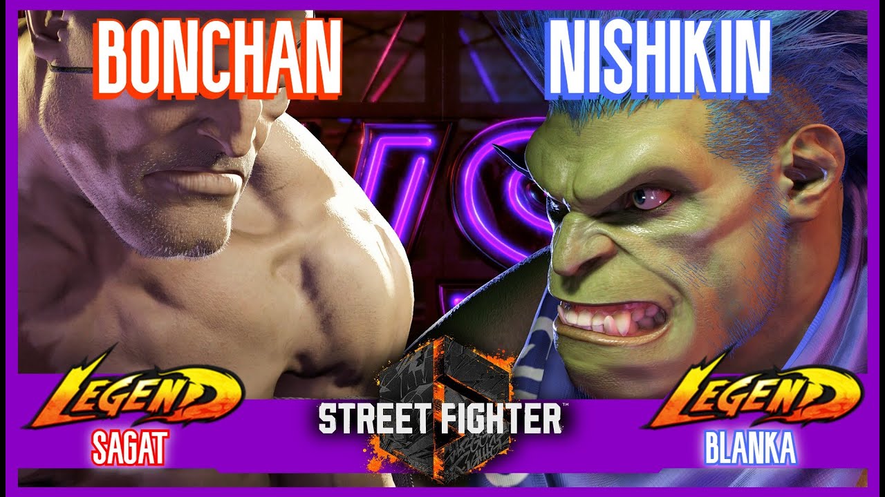 SF6 Match ♦ BONCHAN (Sagat) 🆚 NISHIKIN (Blanka) ♦ High level matches