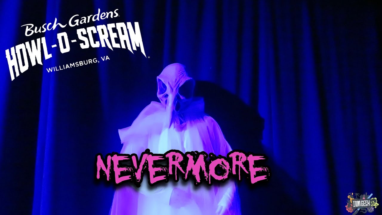 Nevermore Maze Walkthrough | Busch Gardens Williamsburg Howl-O-Scream 2021