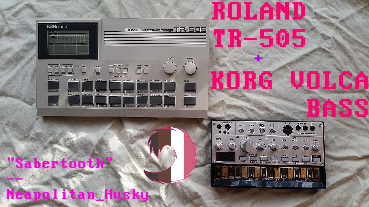[KORG Volca Bass + Roland TR-505] 