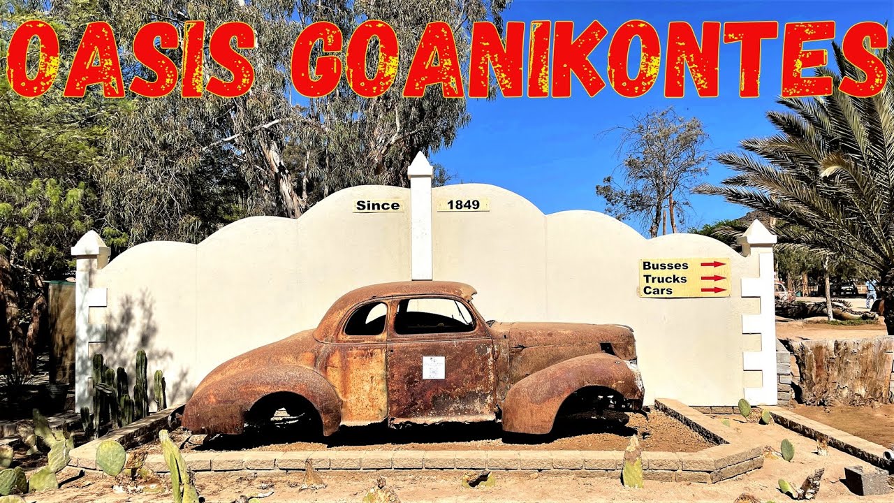Oasis Goanikontes Rest Camp in Swakop River valley, Namibia, southern Africa