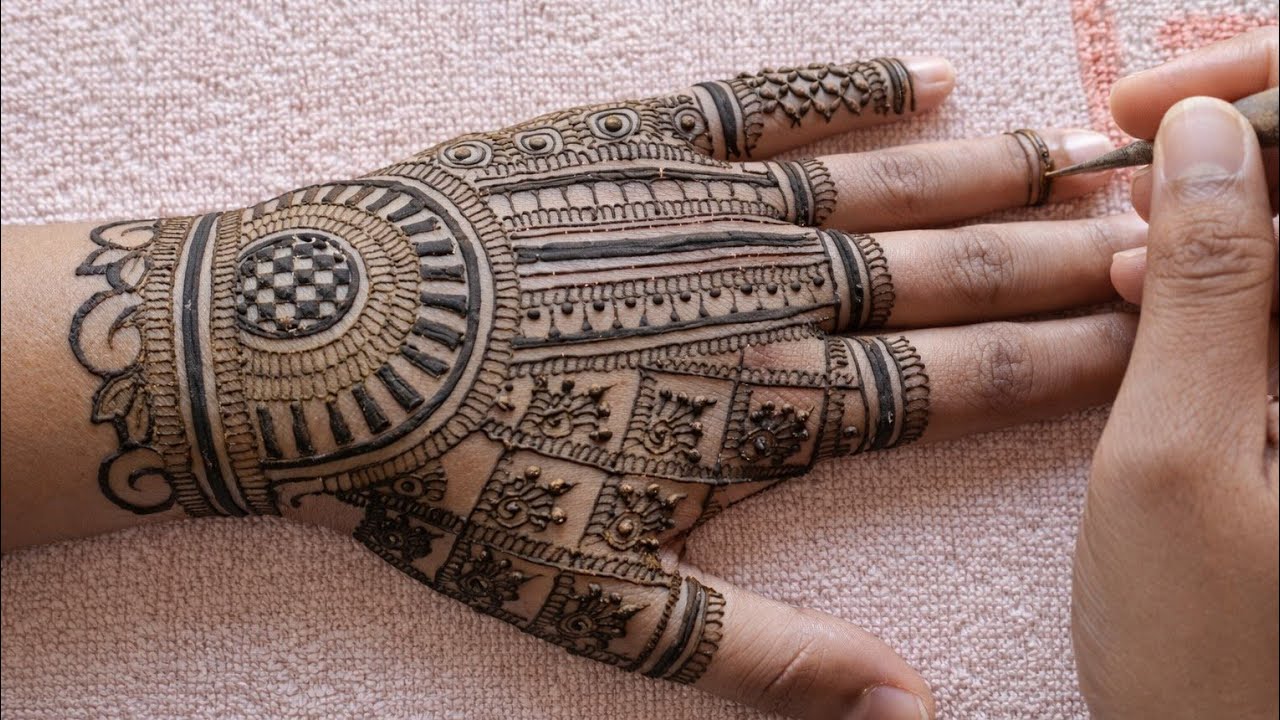 Back Hand Mehndi Design | New Mehndi Design |  Asthetic Mehndi Design 