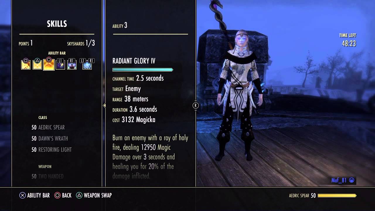 Eso - Templar guide - Full Magicka Tri build ( Tank, Dps, Healer )