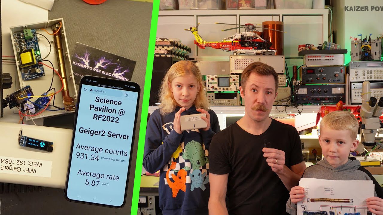 Building The CERN / NBI Geiger Counter Kit (Teach Your Kids Electronics)