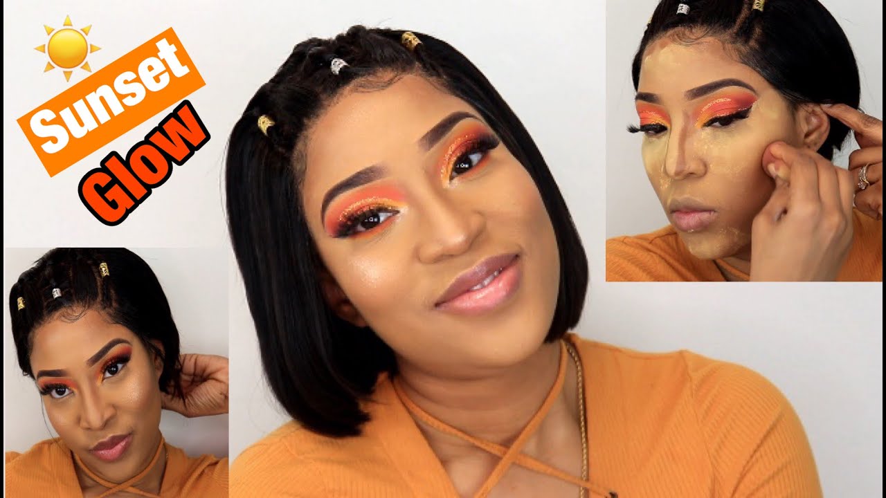 Sunset Glow Makeup Tutorial | Hair + Makeup GRWM