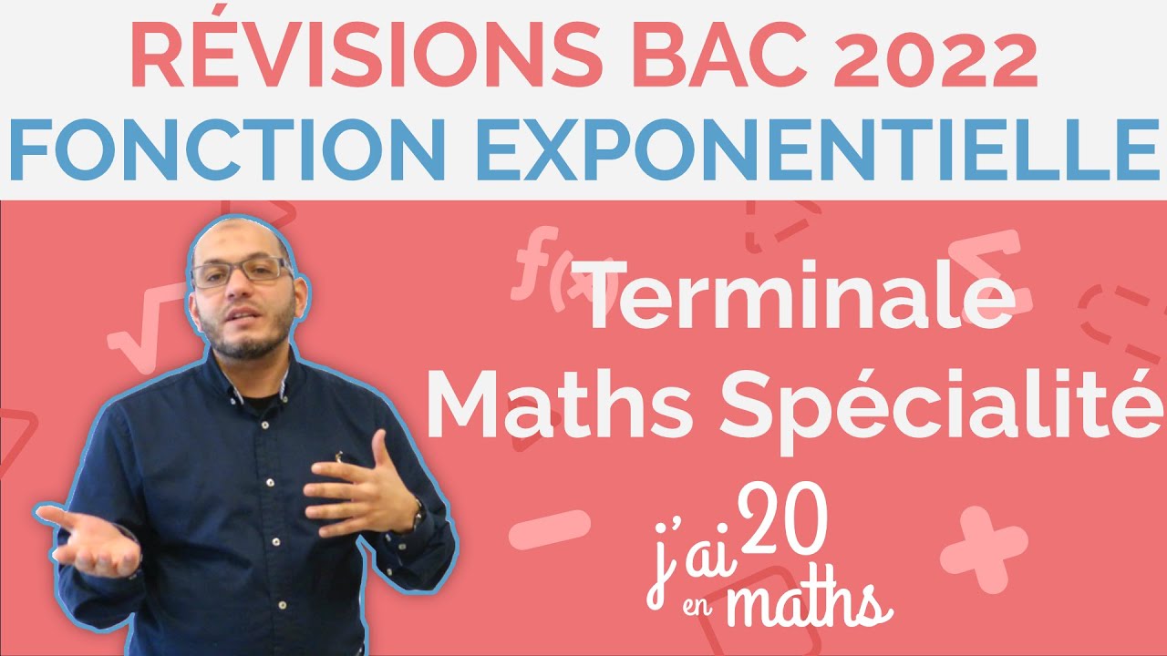 R&eacute;vision sujet bac 2022 - Fonction exponentielle  - Terminale Maths Sp&eacute;cialit&eacute;