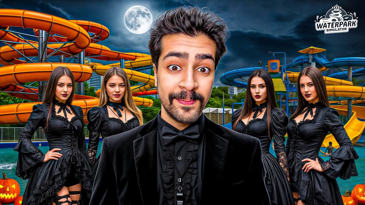 پشمام برای پارک آبی آپدیت هالوین اومده ! 🔥🌊 | Waterpark Simulator
