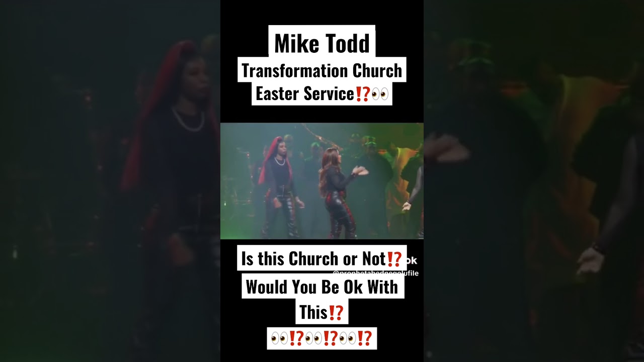 Mike Todd Transformation Church Easter Service⁉️👀#shorts