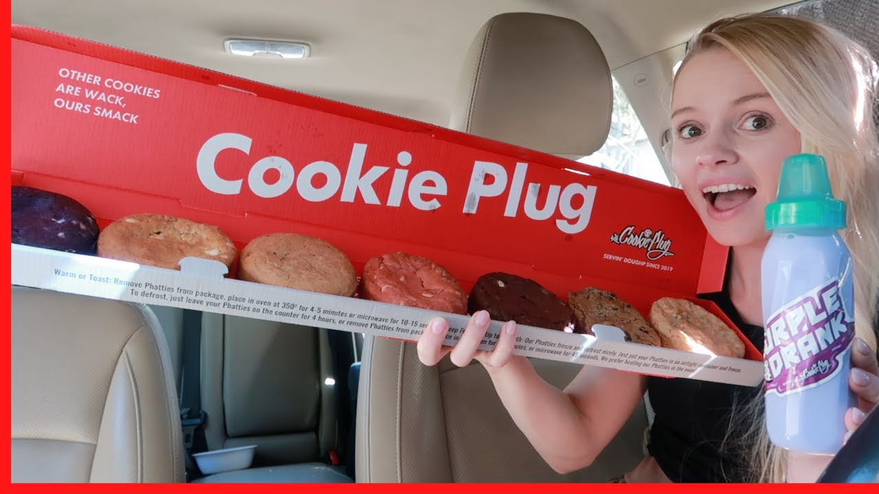 Впервые пробую печенье THE COOKIE PLUG | Это действительно САМОЕ БОЛЬШОЕ печенье??!!!! |