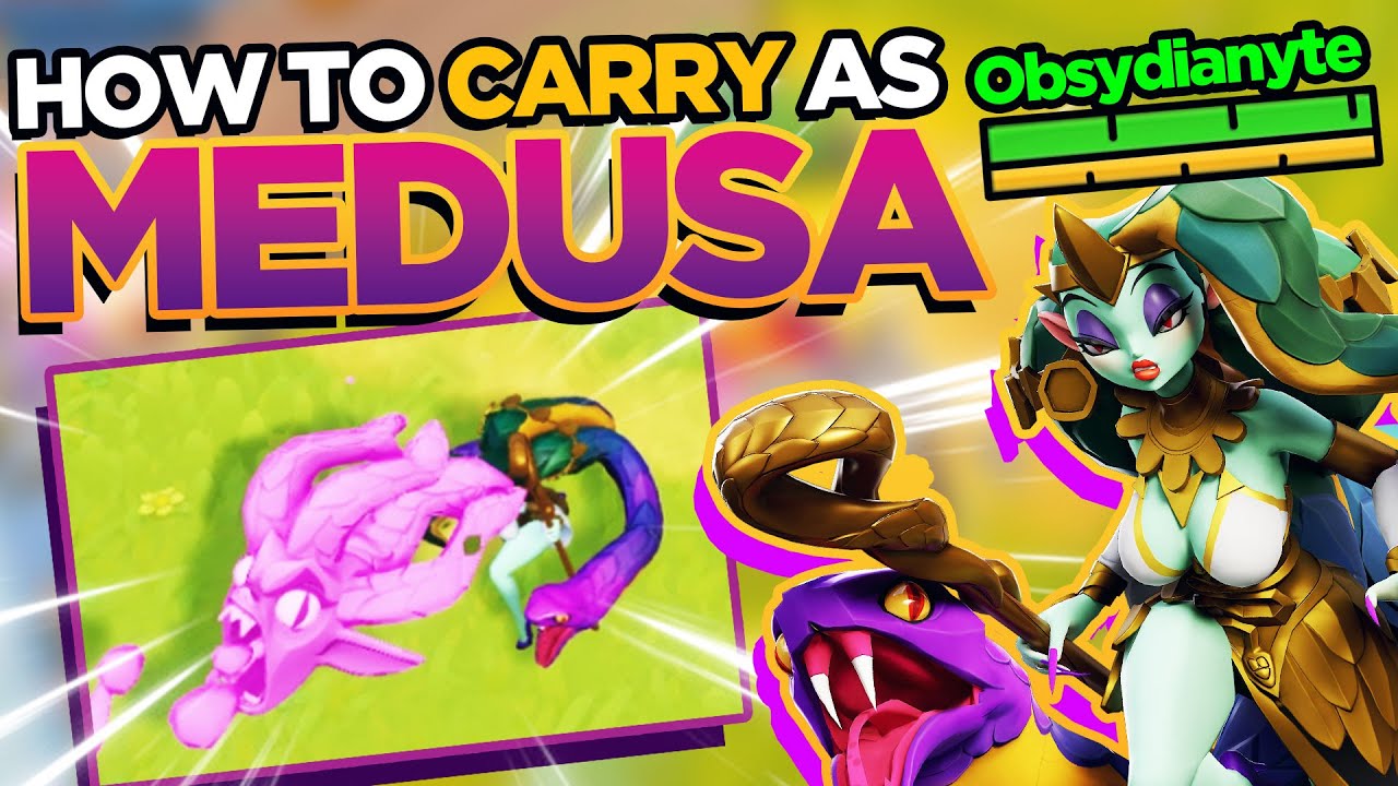 HOW THE #1 MEDUSA CARRIES HER TEAM WITH CONFIDENCE @Obsydianyte