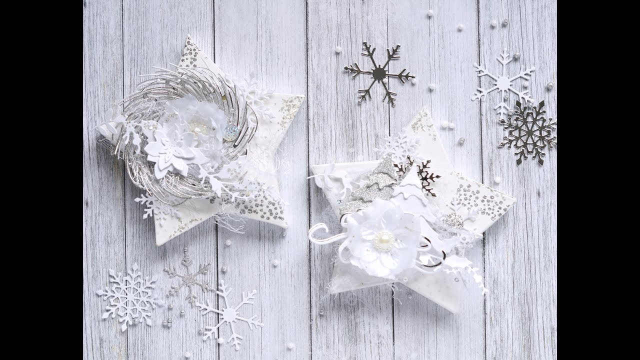 Altered Christmas Stars * Emilia Sieradzan *