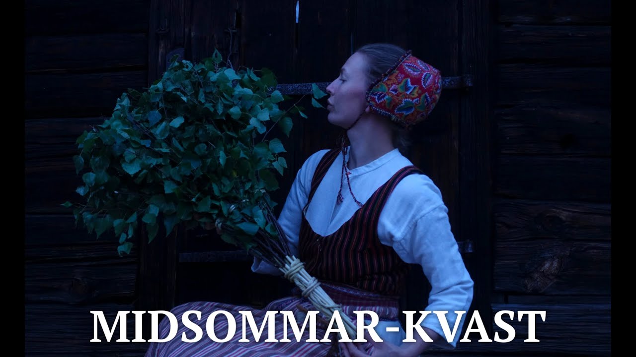 Bind en midsommar-kvast | Midsommartradition från Ovansjö | Vitskaftskvast | Slöjd | OLORS