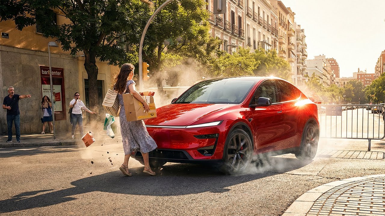 Tesla FSD — это БЕЗУМИЕ в Европе — Madrid Madness
