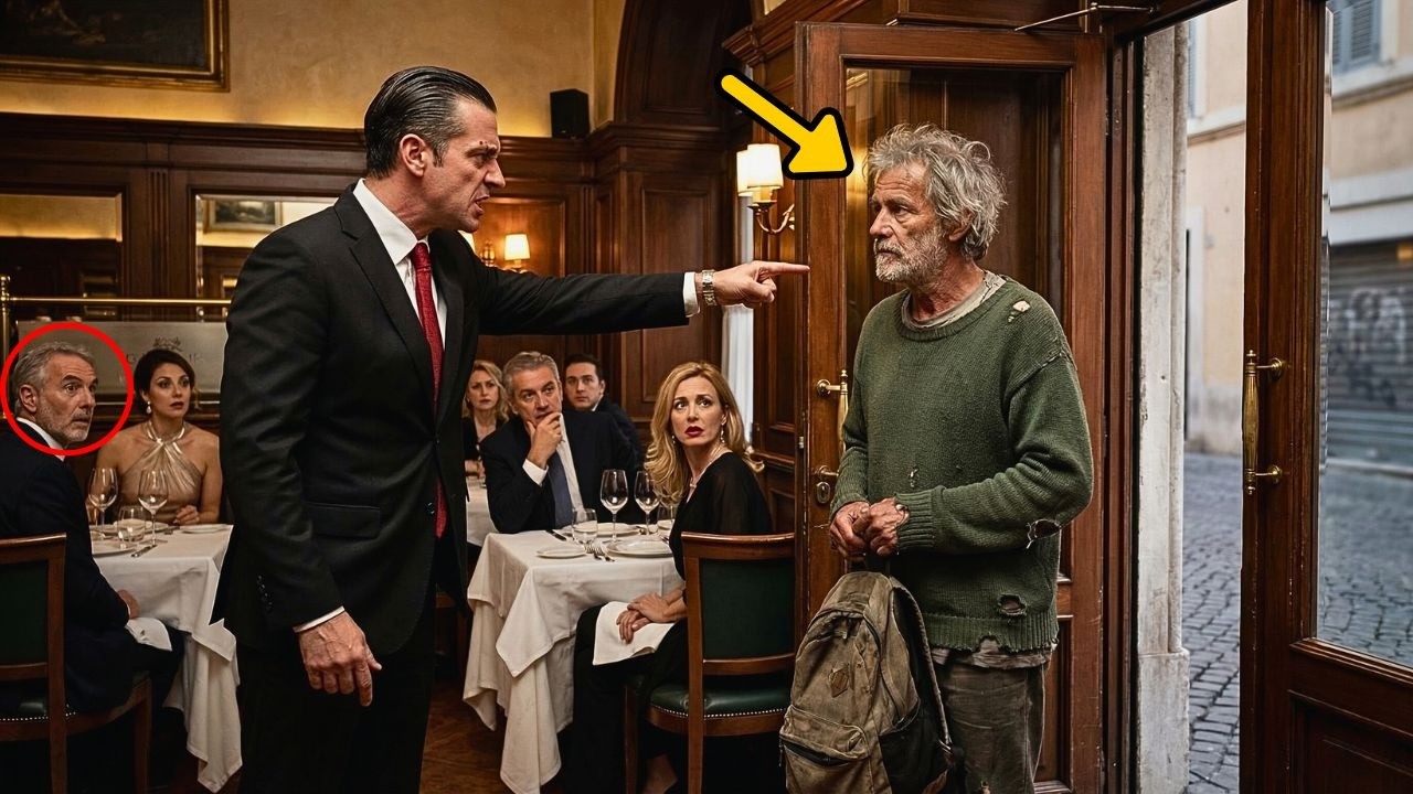 Il manager voleva cacciare il barbone... ma lui ha ordinato il piatto più costoso del ristorante.