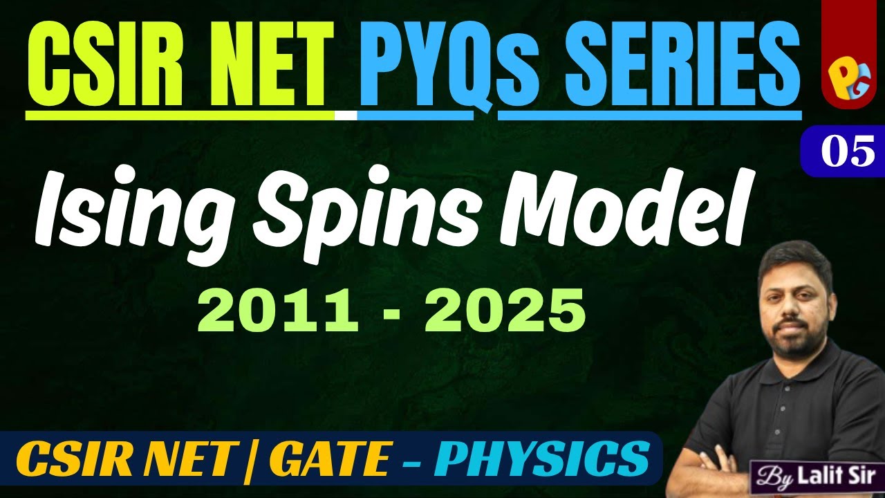 Thermodynamics & Statistical Mechanics PYQs | Ising Model | CSIR NET & GATE Physics 2011&ndash;2025