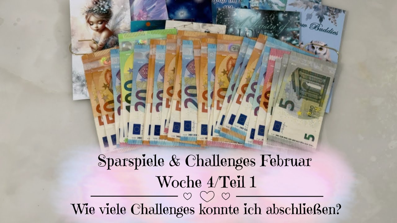 🦋Sparspiele & Challenges Februar Woche 4 | Wie viele Challenges konnte ich abschließen? 💸