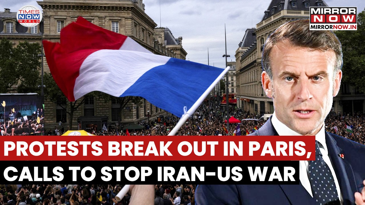 France: Hundreds Hit The Streets In Paris Against US' Military Action In The Middle East | Watch