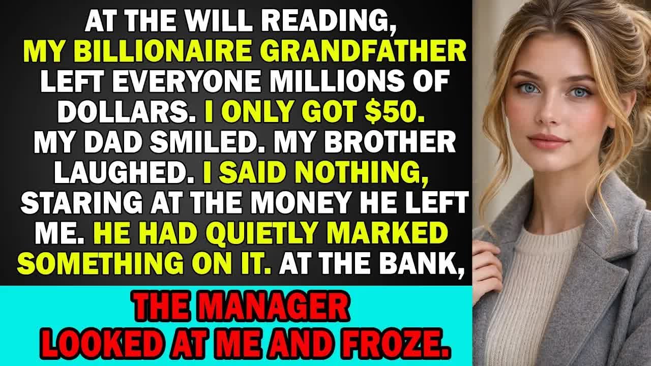 At The Will Reading, My Billionaire Grandfather Left Everyone Millions Of Dollars, While I Only
