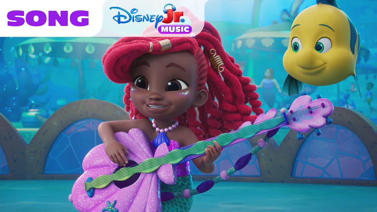 Disney Jr.’s Ariel "Making Waves" Song 🎶 | The Little Mermaid 🧜🏾‍♀️ | 