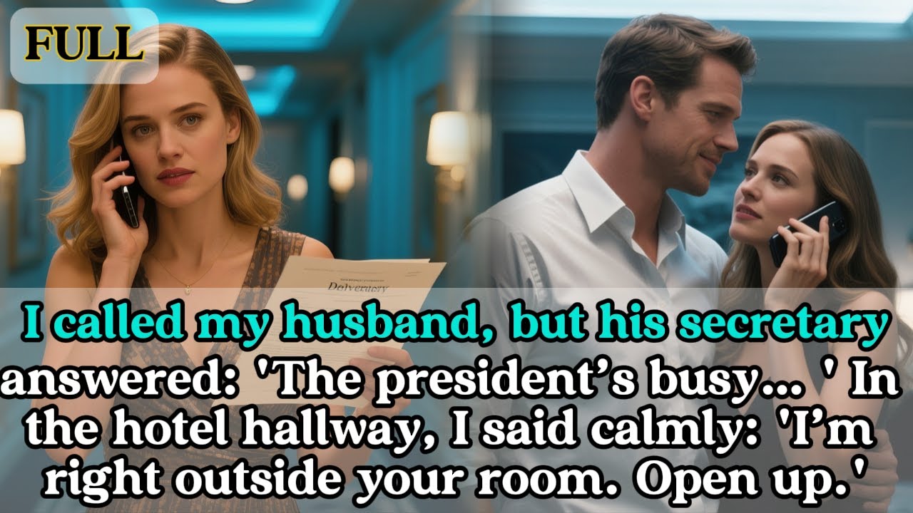 I called my husband, but his secretary answered: ‘The president’s busy… ’I said calmly:‘ Open up.’