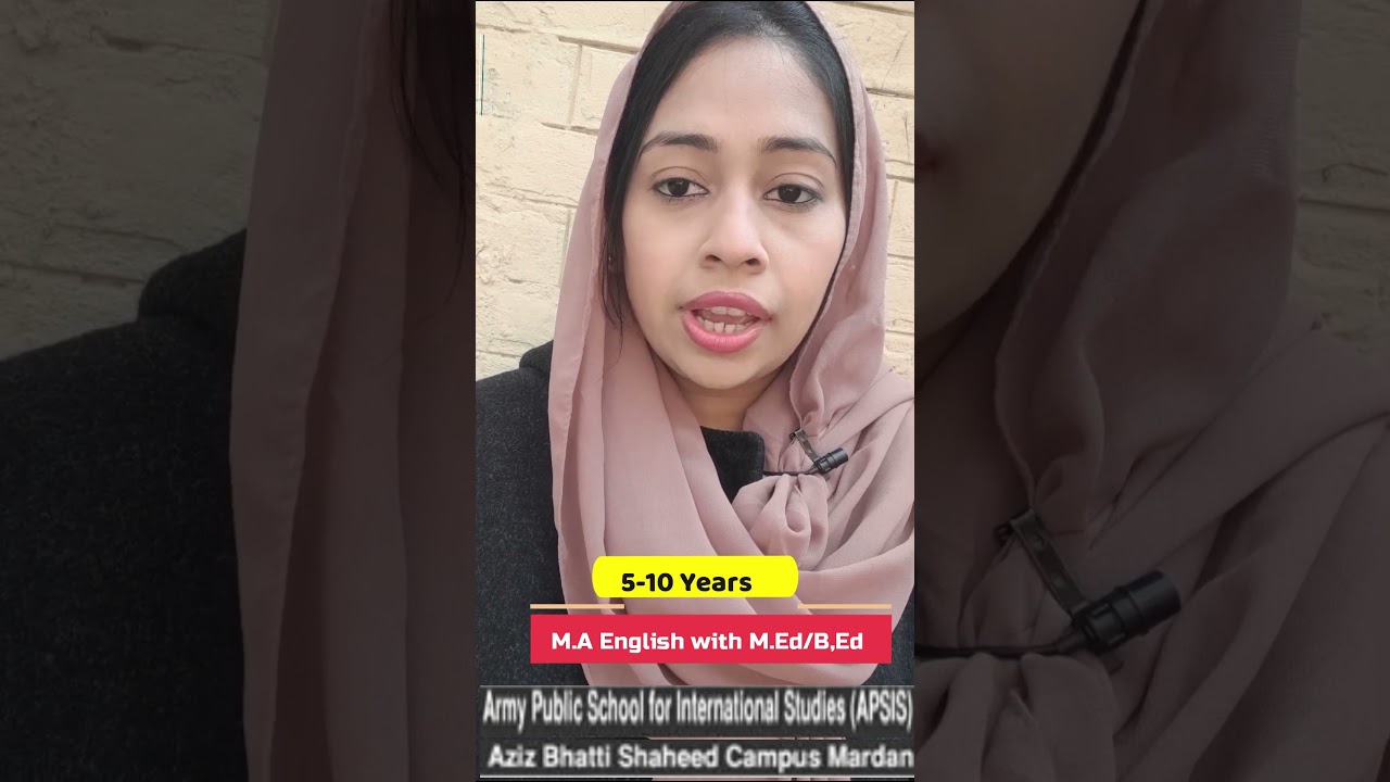 Jobs Announcement at Army Public School APS Mardan #shorts #short #shortsvideo @NaukriDhundo