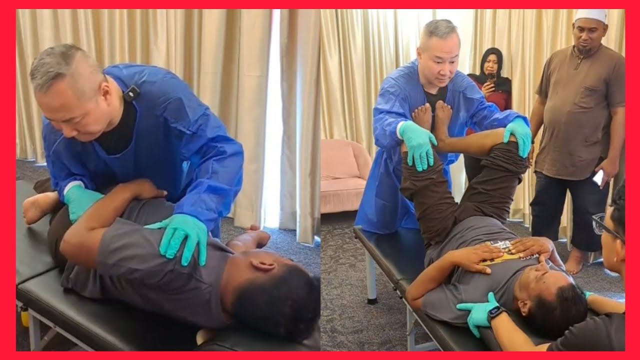 Chris Leong Treatment Neck, Hips, Knee and Lower Back Problems😱