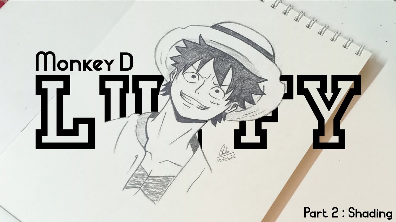 How to draw Monkey D. Luffy Step by Step